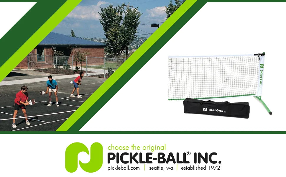 Tournament Pickleball Net - Portable Lightweight Steel Construction for Outdoor Play 3 Days Delivery