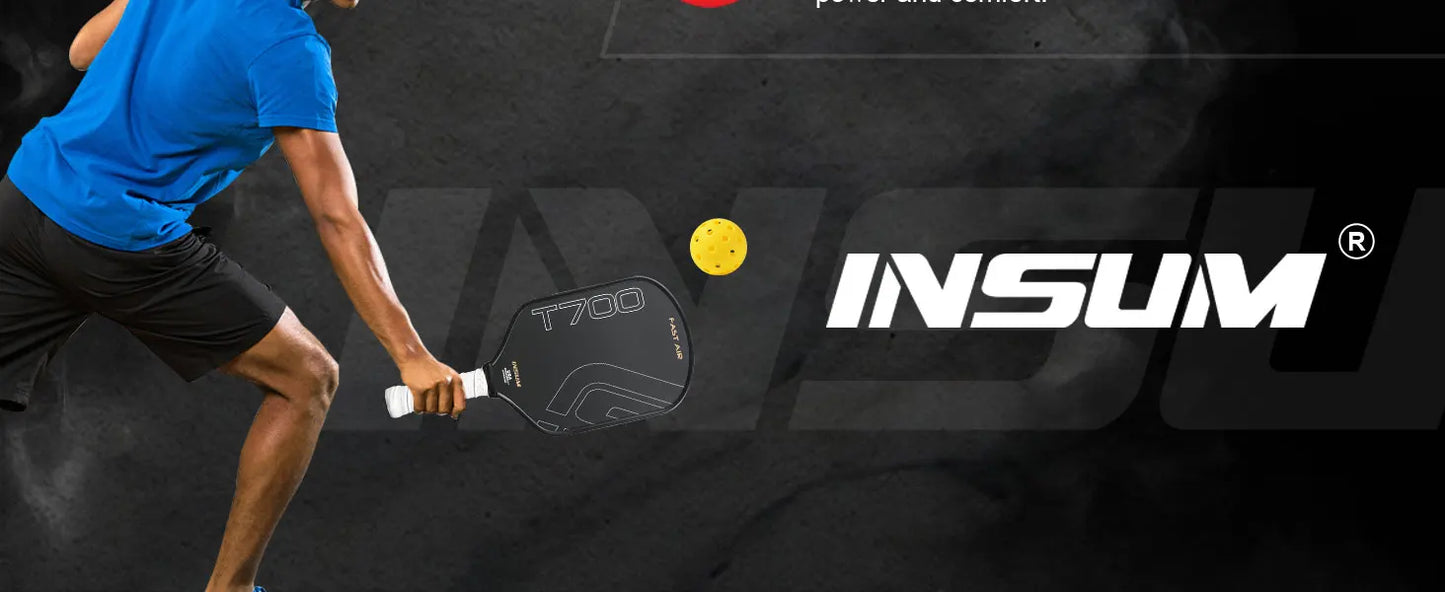 INSUM T700 Pickleball Paddle USAPA Approved Raw Carbon Fiber Foam 3 Days Delivery