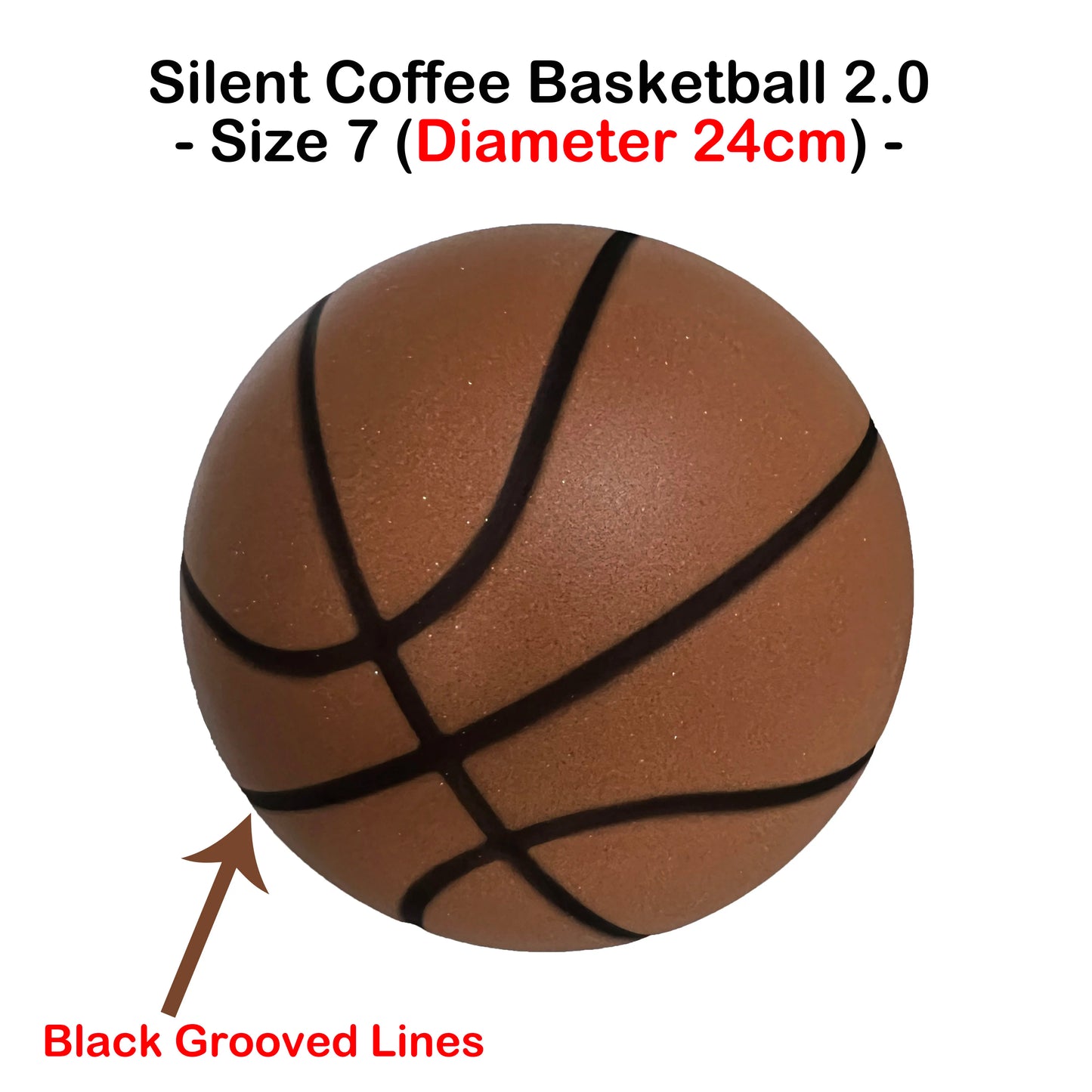 Silent Basketball 3 Days shipping Size 7 Official NBA regulation size